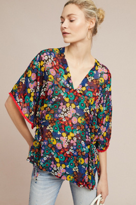 Nero Ruffled Top | Anthropologie