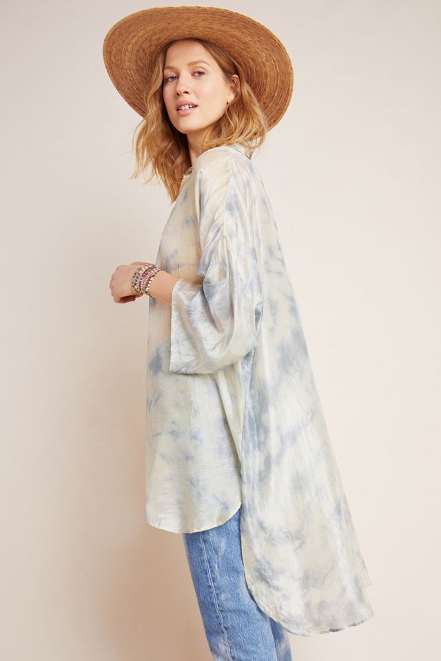 Sybille Tie-Dye Silk Buttondown #2
