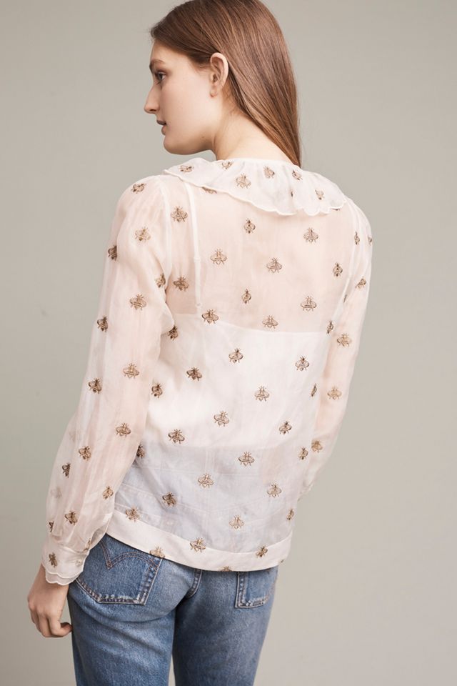 Buzzing Silk Top #3