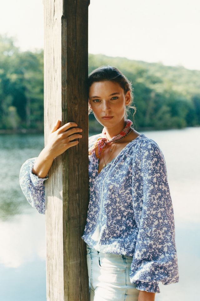 Anthropologie discount peasant blouse