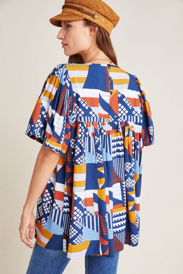 Ventura Abstract Blouse #1