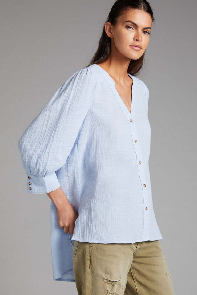 Gauzy Tunic Buttondown #1