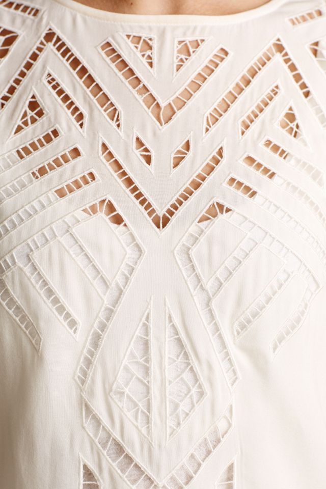 Cutwork Ivory Petite Tee #3