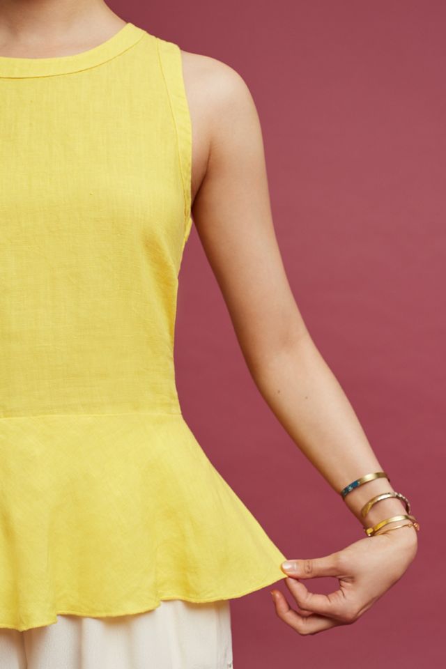 Woodrift Peplum Top #1