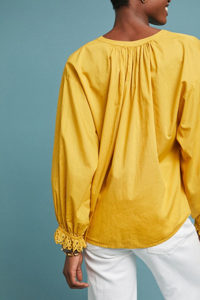 Jacoba Henley Blouse #1