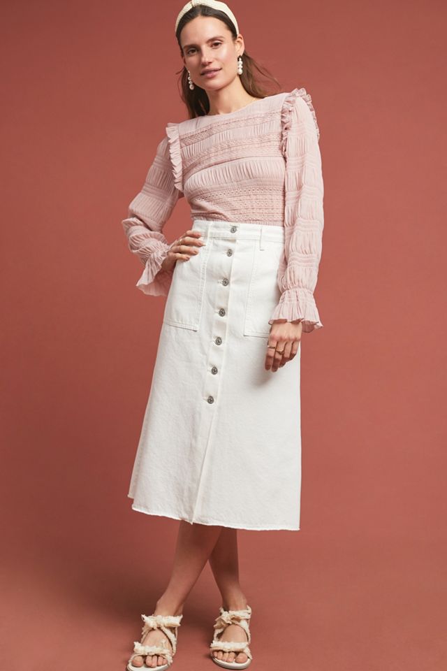 Ynez Smocked Blouse #3