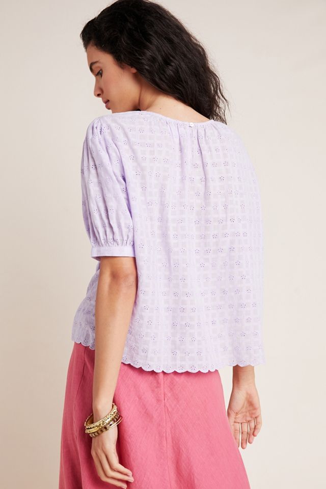Holland Eyelet Blouse #1