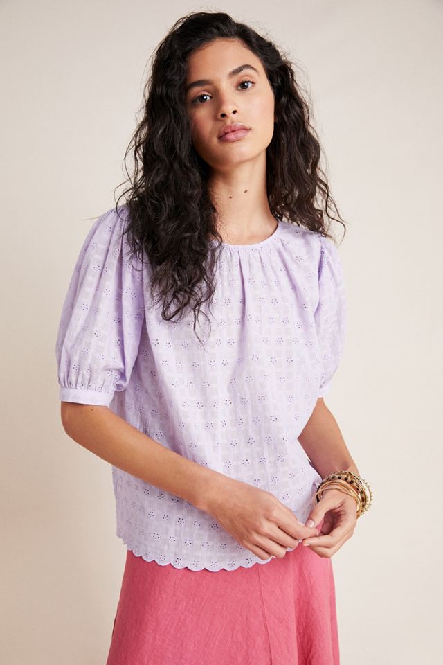 Holland Eyelet Blouse #2