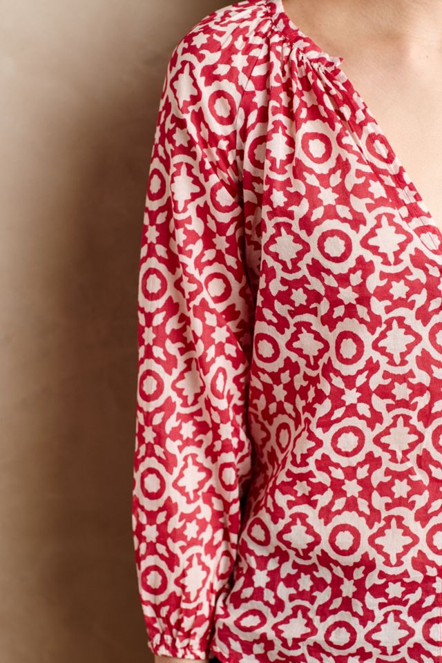 Kayo Henley Blouse #3