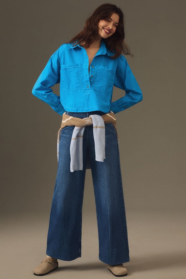 By Anthropologie Back-Slit Buttondown Shirt #2