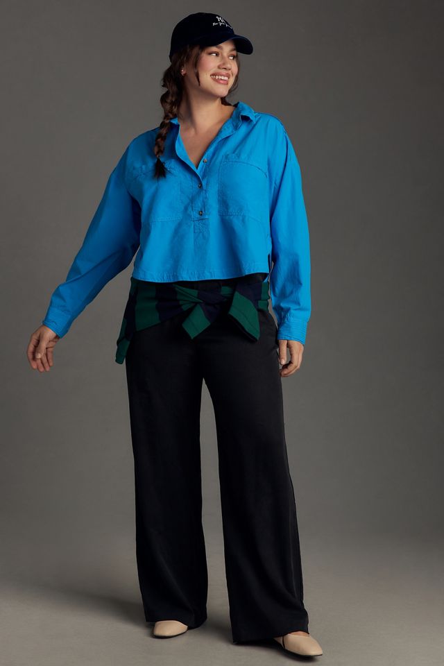 By Anthropologie Back-Slit Buttondown Shirt #5