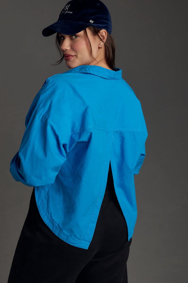By Anthropologie Back-Slit Buttondown Shirt #6