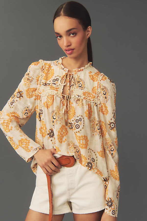 Shop Bishop + Young Sydney Blouse In Yellow
