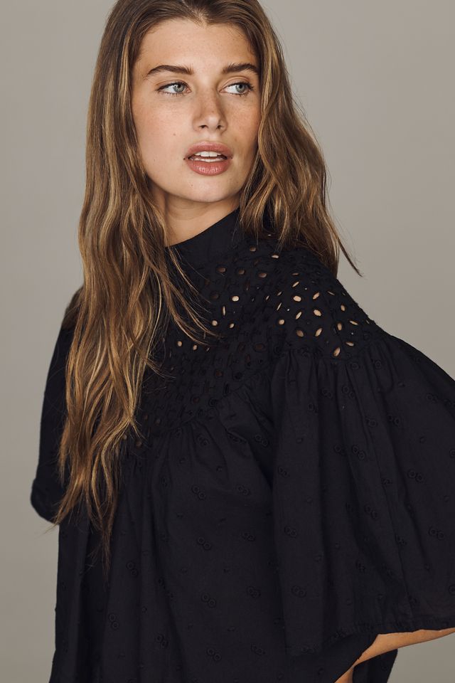 Bishop + Young Willow Cotton Eyelet Top #3