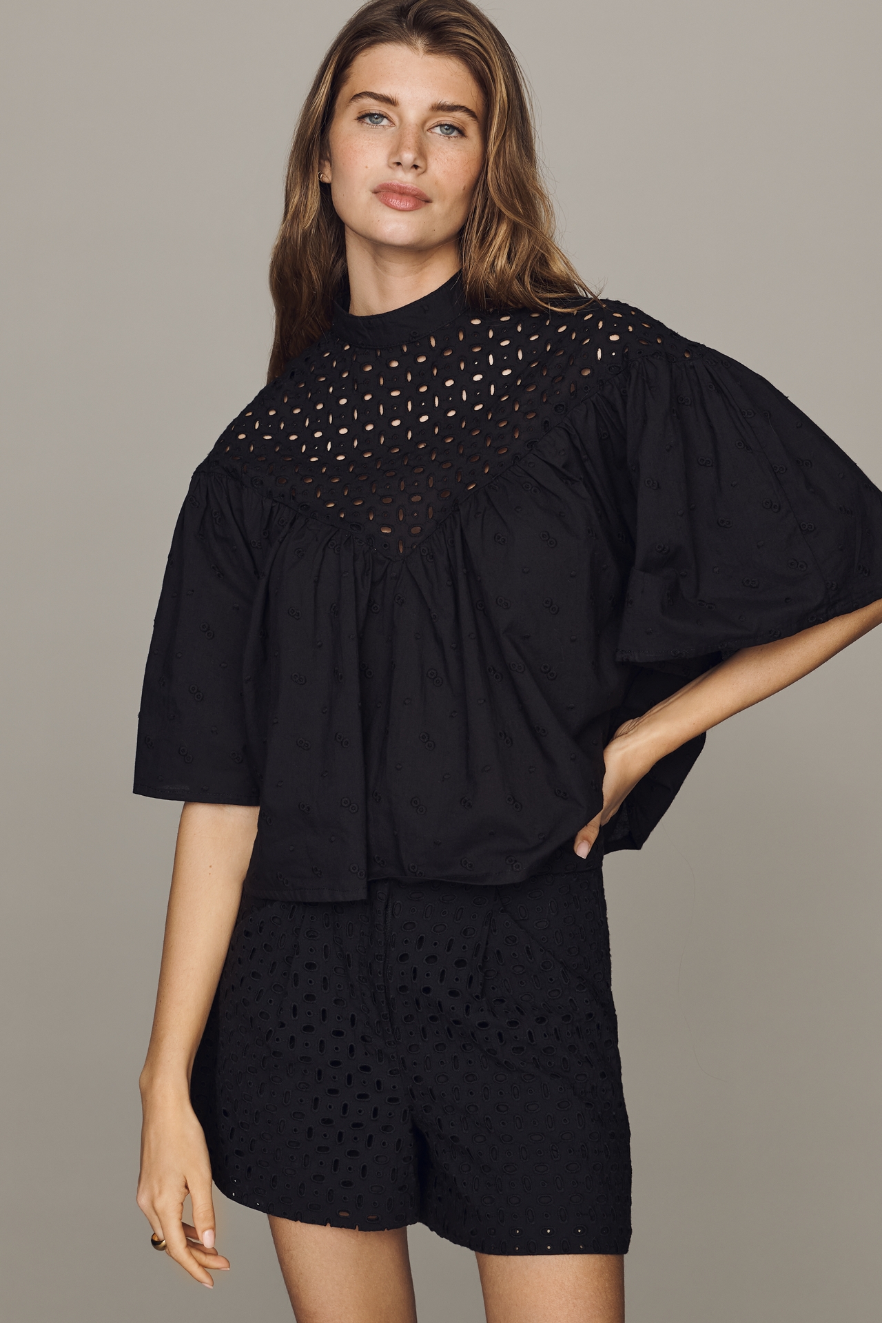 Bishop + Young Willow Cotton Eyelet Top