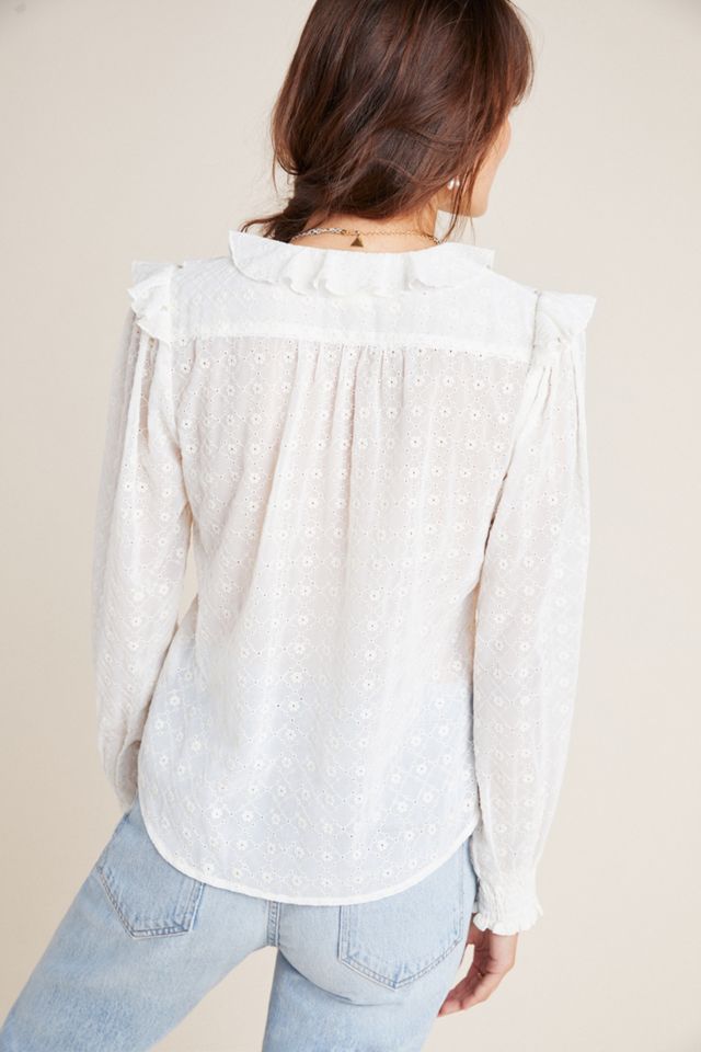 Maeve Laila Ruffled Blouse #1