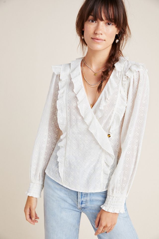 Maeve Laila Ruffled Blouse #2