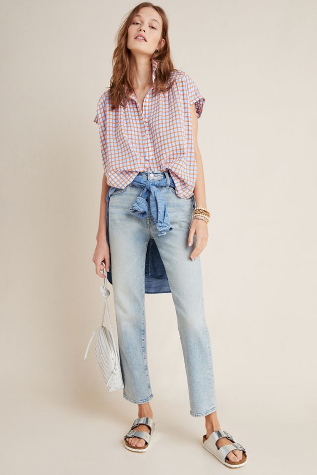 The Serena Surf Henley Blouse #3