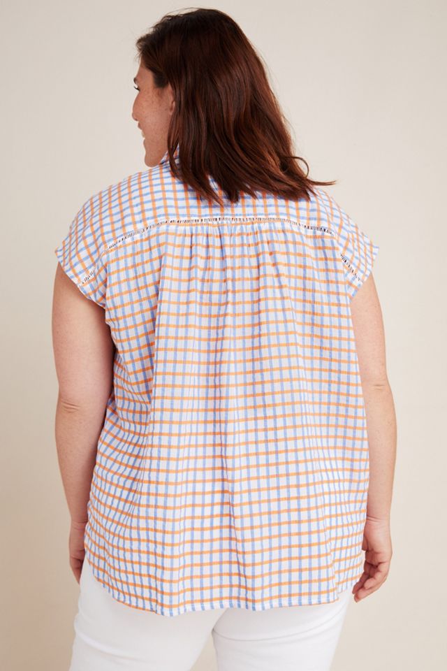 The Serena Surf Henley Blouse #5