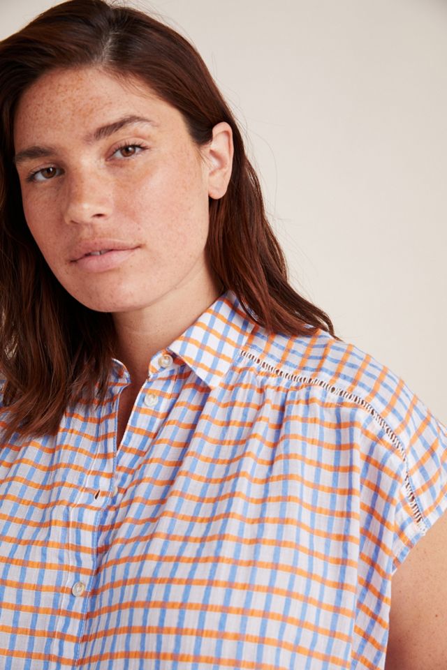 The Serena Surf Henley Blouse #6