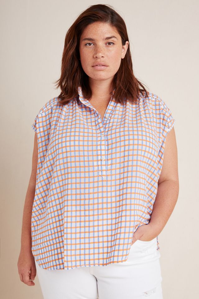 The Serena Surf Henley Blouse #7