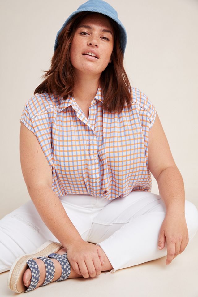 The Serena Surf Henley Blouse #4