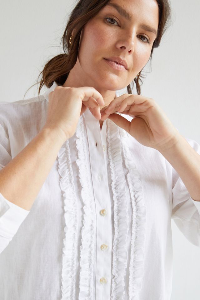 Pilcro Ruffled Buttondown #5