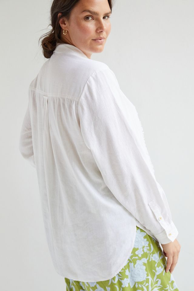 Pilcro Ruffled Buttondown #6