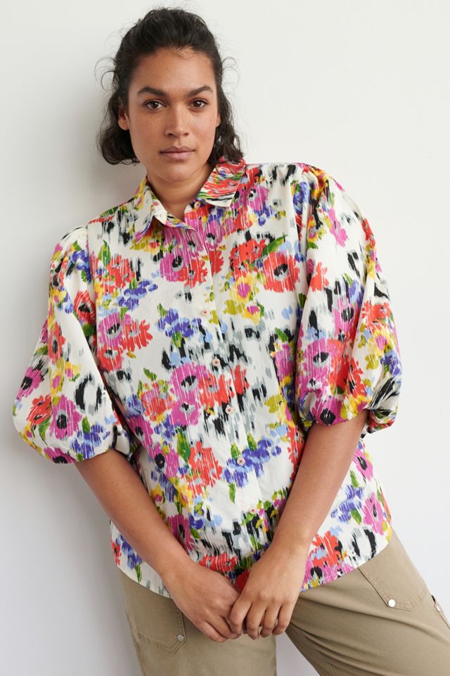 Maeve Rachael Floral Buttondown #9