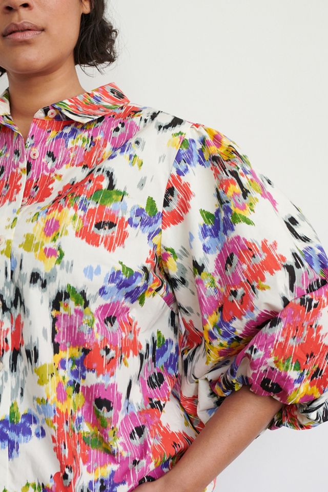 Maeve Rachael Floral Buttondown #10