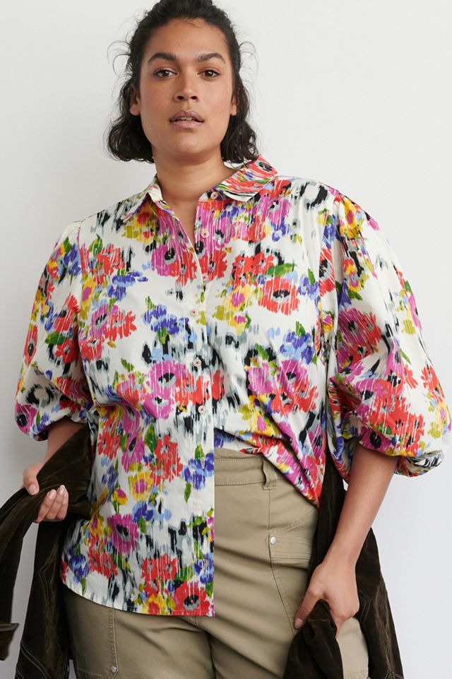 Maeve Rachael Floral Buttondown #7
