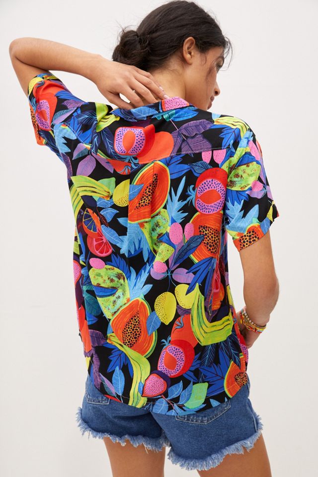 Orane Sigal Print Surf Shirt #2