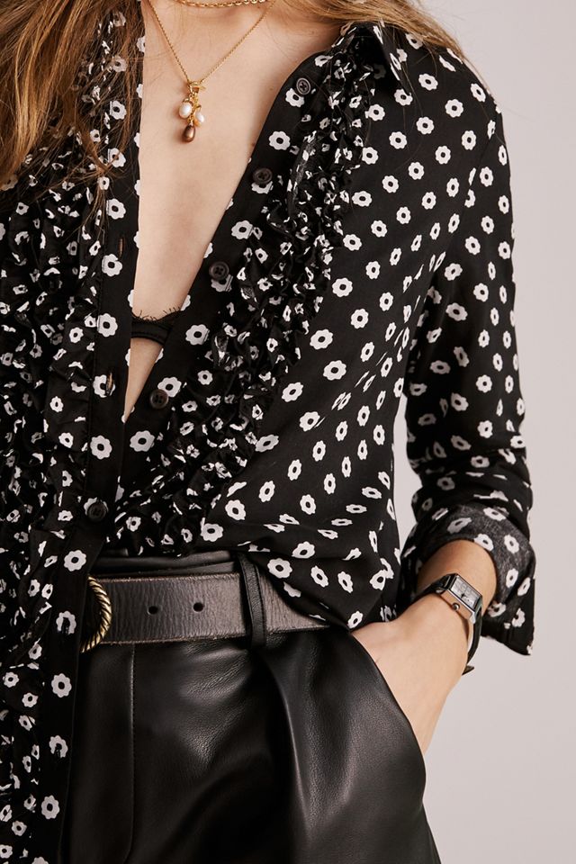 Maeve Ruffled Buttondown #1