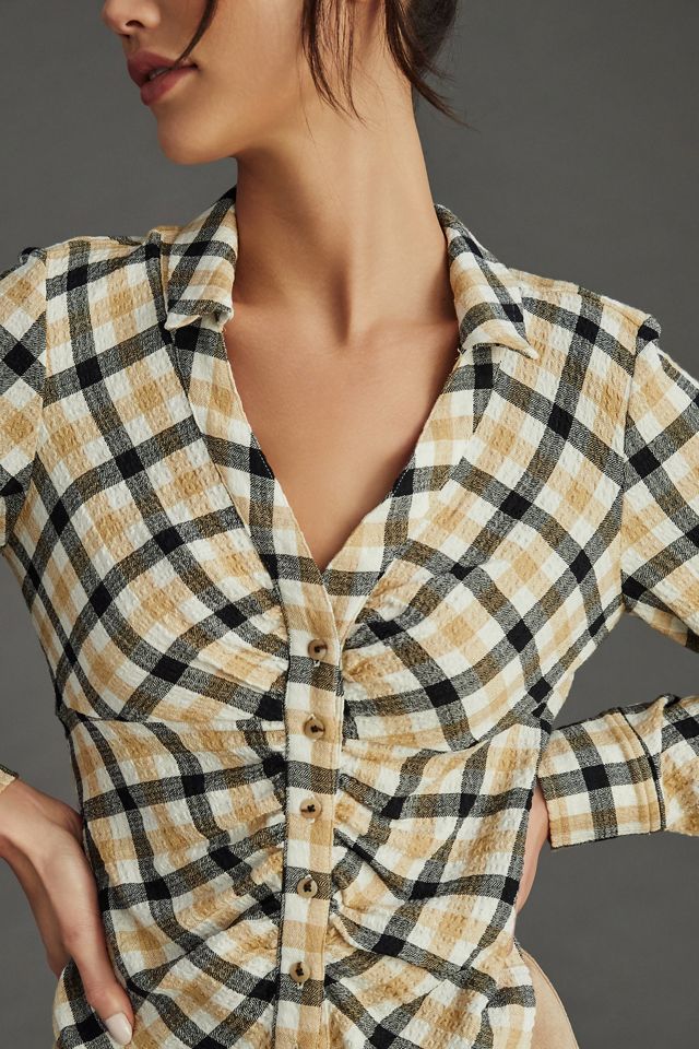 Pilcro Ruched Shirt #1