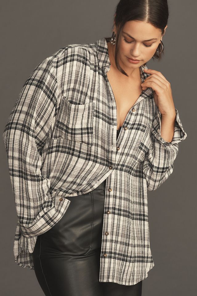 The Hadley Relaxed Buttondown Shirt by Pilcro: Plaid Edition #7