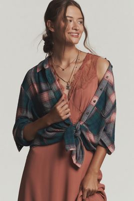 Maeve Waisted Buttondown Tunic