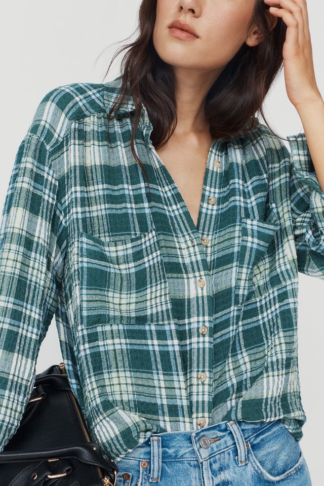 La chemise boutonnée décontractée Hadley de Pilcro​ #1