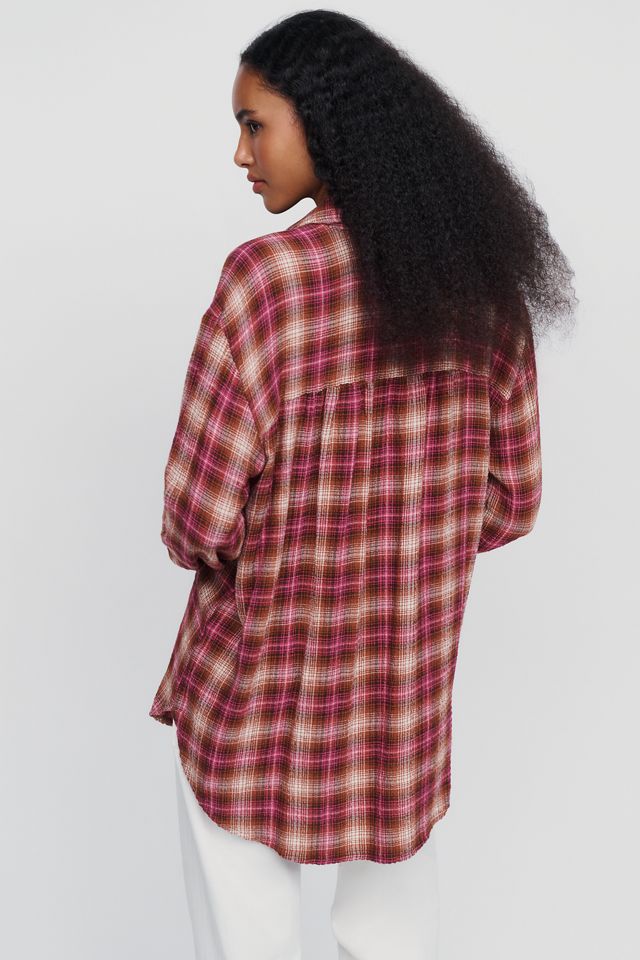 Pilcro Hadley Relaxed Plaid Buttondown Shirt #2