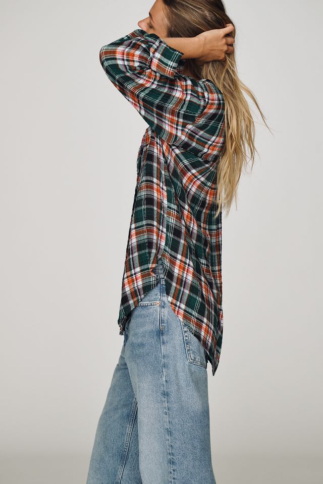 Pilcro Hadley Relaxed Plaid Buttondown Shirt #2