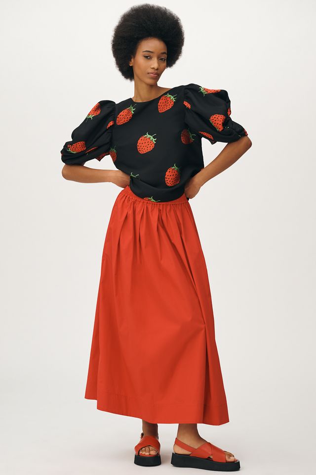 Maeve Puff-Sleeve Blouse