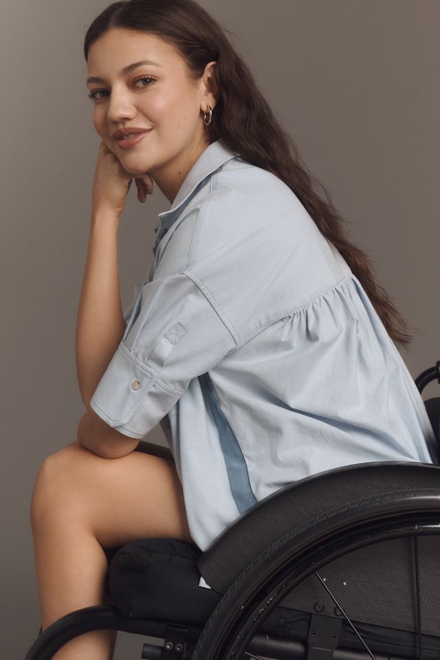 The Mabel Boxy Oxford Shirt by Maeve #6
