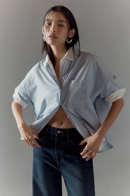 The Mabel Boxy Oxford Shirt by Maeve