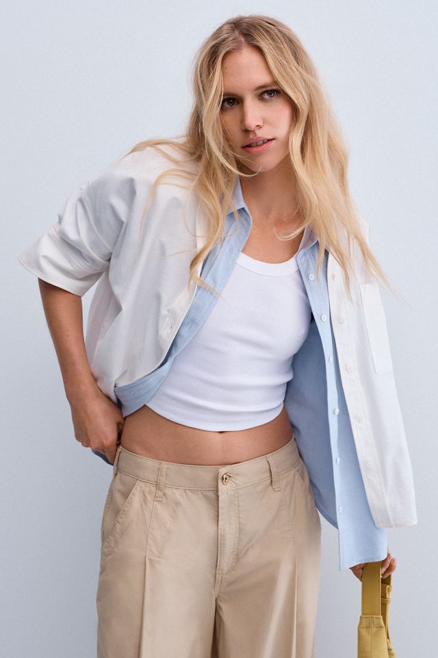 The Mabel Boxy Oxford Shirt by Maeve #10