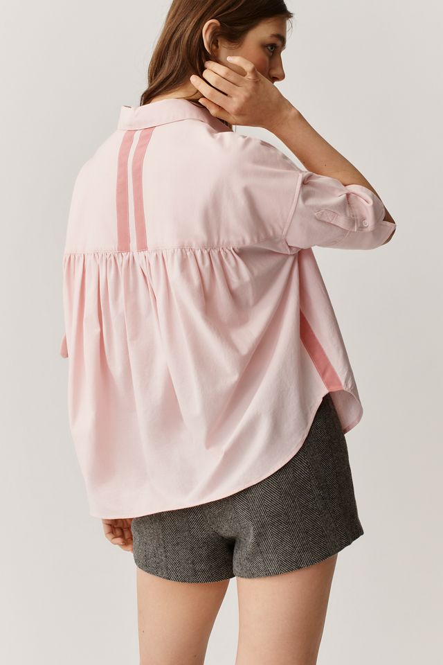 Maeve Mabel Boxy Oxford Shirt #4