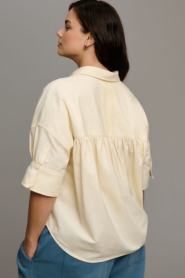Maeve Mabel Boxy Oxford Shirt #7