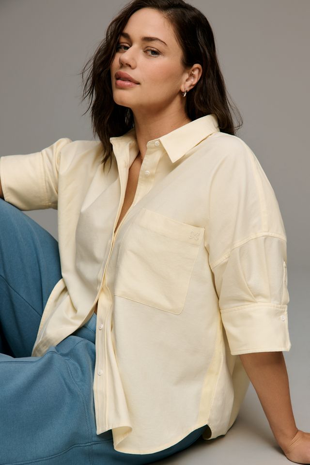 Maeve Mabel Boxy Oxford Shirt #6
