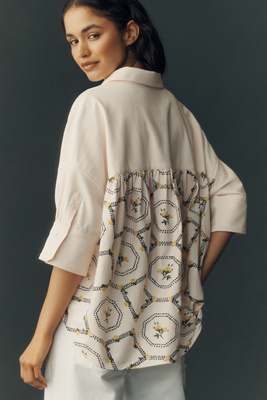 The Mabel Boxy Oxford Shirt by Maeve