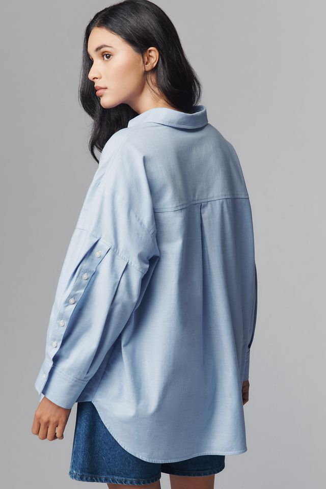 Maeve Oversized Buttondown Shirt #1