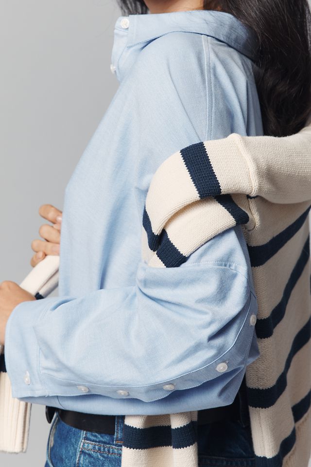 Maeve Oversized Buttondown Shirt #3