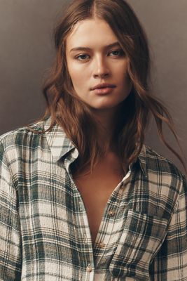 Pilcro Patterned Buttondown Shirt